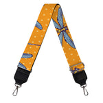 Polka Dot Dragonfly Pattern Print Bag Strap