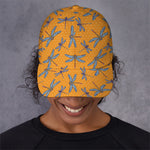 Polka Dot Dragonfly Pattern Print Baseball Cap