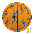 Polka Dot Dragonfly Pattern Print Basketball