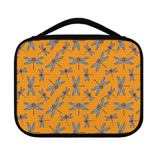 Polka Dot Dragonfly Pattern Print Classic Bible Case