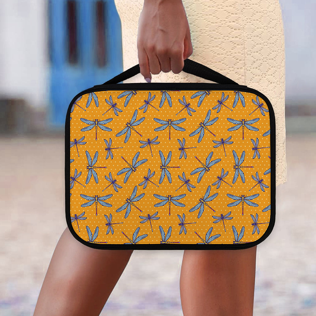 Polka Dot Dragonfly Pattern Print Classic Bible Case