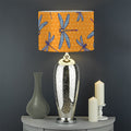 Polka Dot Dragonfly Pattern Print Drum Lamp Shade