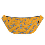Polka Dot Dragonfly Pattern Print Fanny Pack