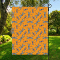 Polka Dot Dragonfly Pattern Print Garden Flag