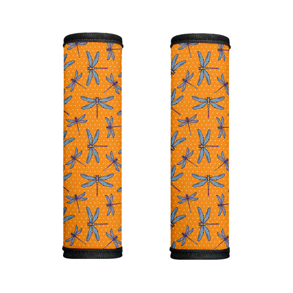 Polka Dot Dragonfly Pattern Print Handle Covers