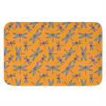 Polka Dot Dragonfly Pattern Print Indoor Door Mat