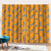 Polka Dot Dragonfly Pattern Print Pencil Pleat Curtains