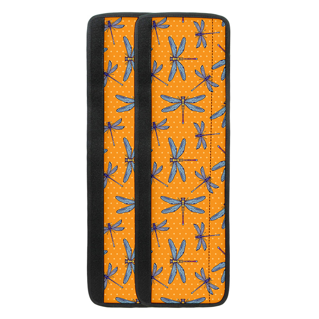 Polka Dot Dragonfly Pattern Print Refrigerator Handle Covers