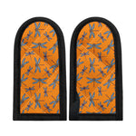 Polka Dot Dragonfly Pattern Print Skillet Handle Cover