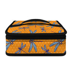 Polka Dot Dragonfly Pattern Print Small Lunch Bag