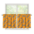 Polka Dot Dragonfly Pattern Print Tier Curtains