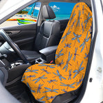 Polka Dot Dragonfly Pattern Print Waterproof Car Seat Cover