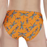 Polka Dot Dragonfly Pattern Print Women's Panties