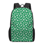 Polka Dot Irish St. Patrick's Day Print 17 Inch Backpack