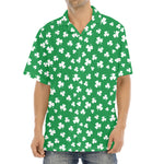 Polka Dot Irish St. Patrick's Day Print Aloha Shirt