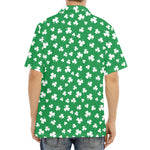Polka Dot Irish St. Patrick's Day Print Aloha Shirt