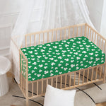 Polka Dot Irish St. Patrick's Day Print Baby Crib Sheet