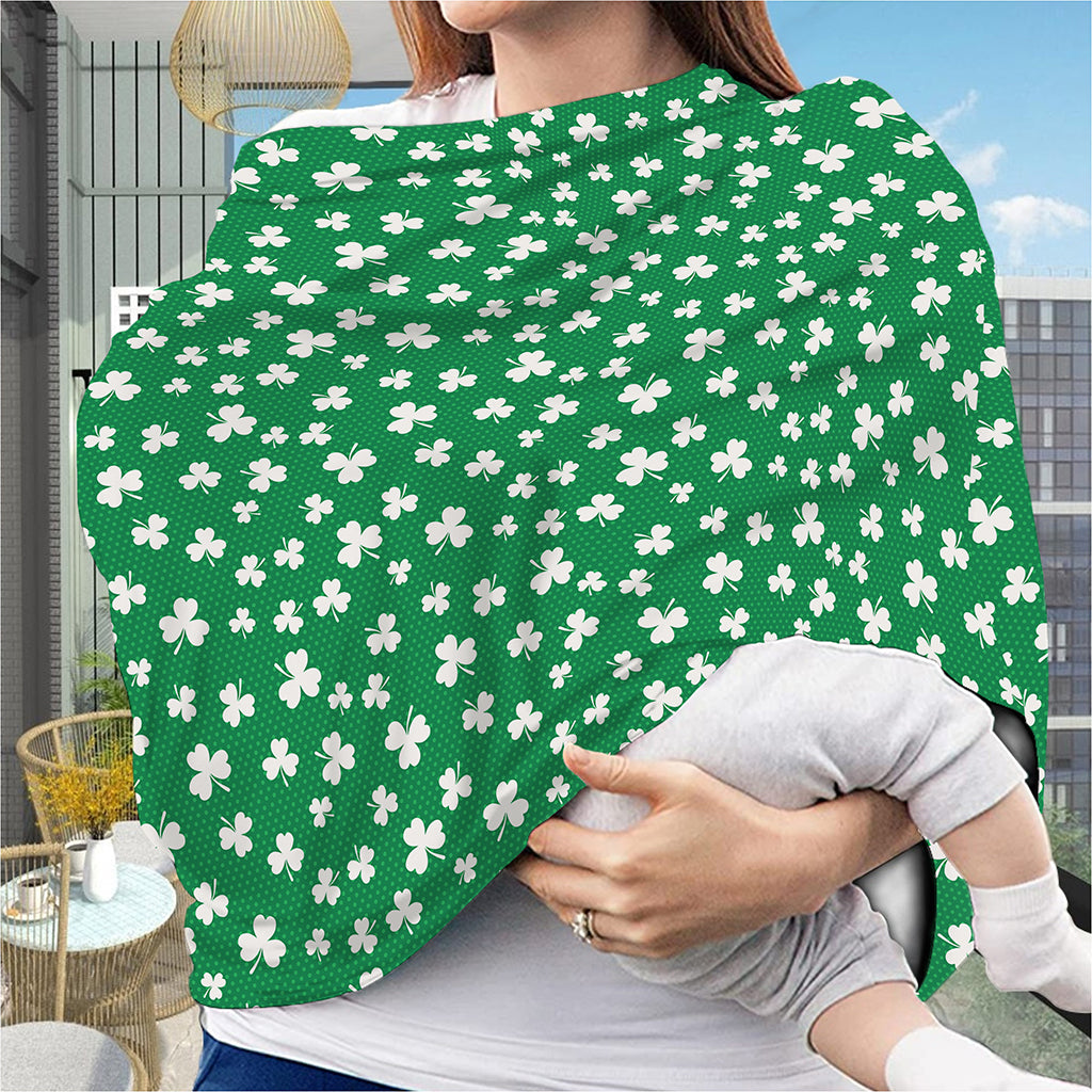 Polka Dot Irish St. Patrick's Day Print Baby Seat Cover