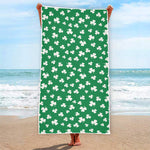 Polka Dot Irish St. Patrick's Day Print Beach Towel