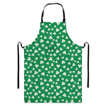Polka Dot Irish St. Patrick's Day Print Bib Apron With Pocket