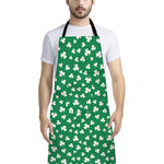 Polka Dot Irish St. Patrick's Day Print Bib Apron With Pocket