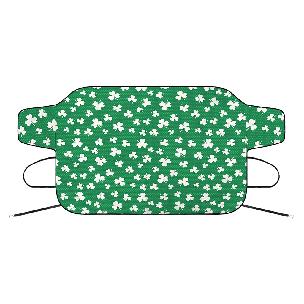 Polka Dot Irish St. Patrick's Day Print Car Windshield Snow Cover