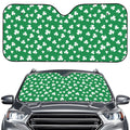 Polka Dot Irish St. Patrick's Day Print Car Windshield Sun Shade