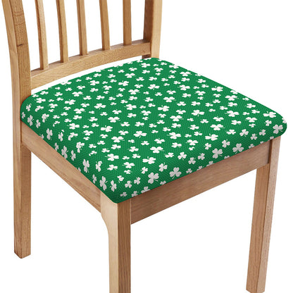 Polka Dot Irish St. Patrick's Day Print Chair Cushion Cover