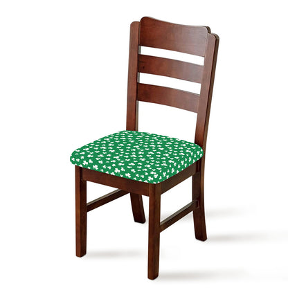 Polka Dot Irish St. Patrick's Day Print Chair Cushion Cover