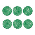 Polka Dot Irish St. Patrick's Day Print Coaster Set
