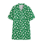 Polka Dot Irish St. Patrick's Day Print Cotton Hawaiian Shirt