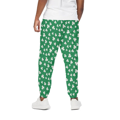 Polka Dot Irish St. Patrick's Day Print Cotton Pants