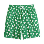 Polka Dot Irish St. Patrick's Day Print Cotton Shorts