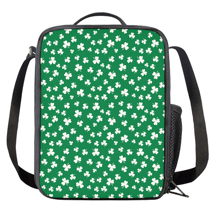 Polka Dot Irish St. Patrick's Day Print Crossbody Lunch Bag