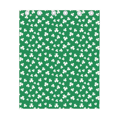 Polka Dot Irish St. Patrick's Day Print Curtain