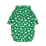 Polka Dot Irish St. Patrick's Day Print Dog Zip Up Hoodie
