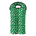 Polka Dot Irish St. Patrick's Day Print Double Neoprene Wine Tote