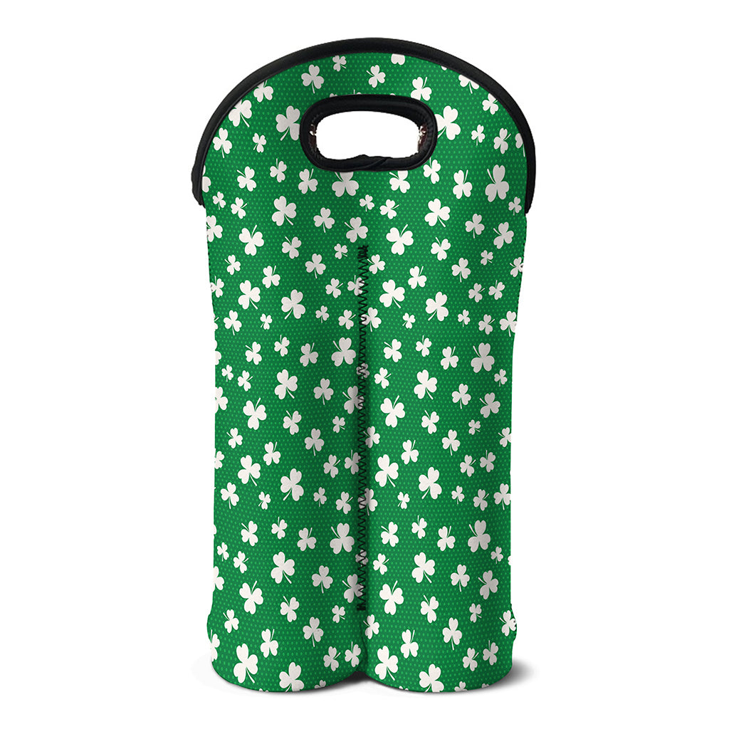 Polka Dot Irish St. Patrick's Day Print Double Neoprene Wine Tote