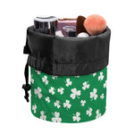 Polka Dot Irish St. Patrick's Day Print Drawstring Makeup Bag