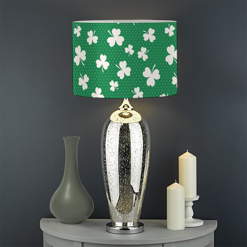Polka Dot Irish St. Patrick's Day Print Drum Lamp Shade