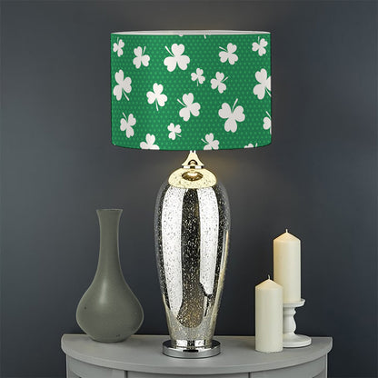 Polka Dot Irish St. Patrick's Day Print Drum Lamp Shade