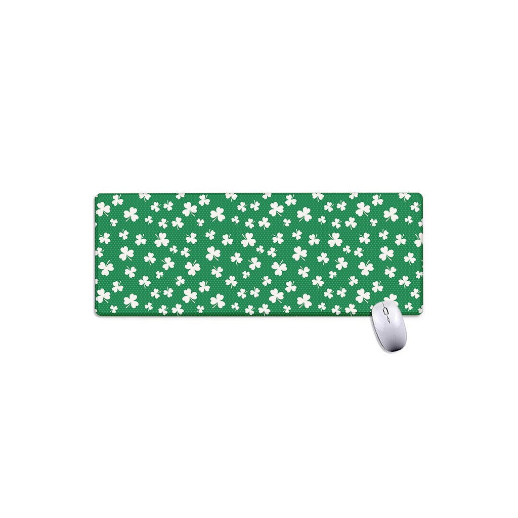 Polka Dot Irish St. Patrick's Day Print Extended Mouse Pad