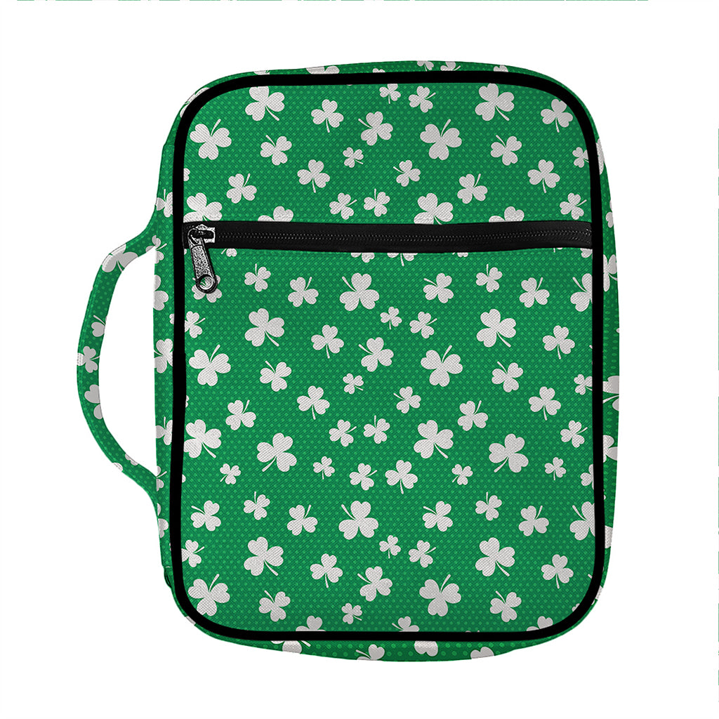 Polka Dot Irish St. Patrick's Day Print Front Pocket Bible Bag