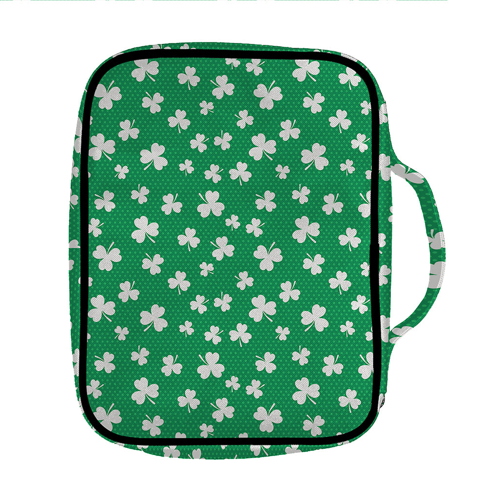 Polka Dot Irish St. Patrick's Day Print Front Pocket Bible Bag