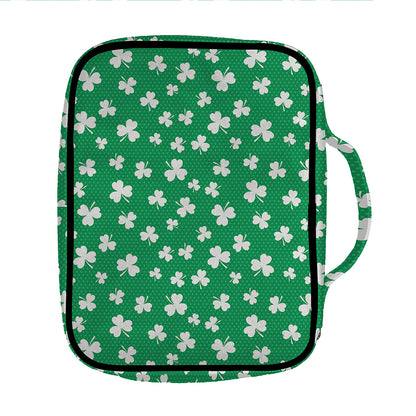 Polka Dot Irish St. Patrick's Day Print Front Pocket Bible Bag