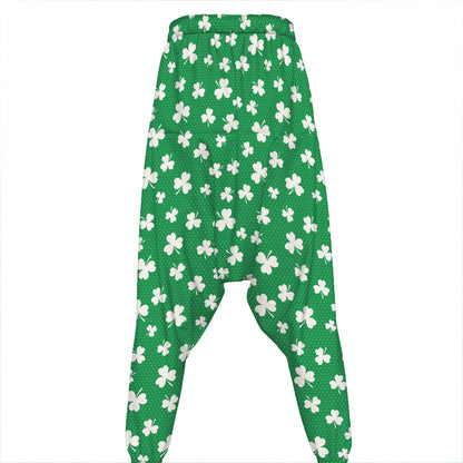 Polka Dot Irish St. Patrick's Day Print Hammer Pants