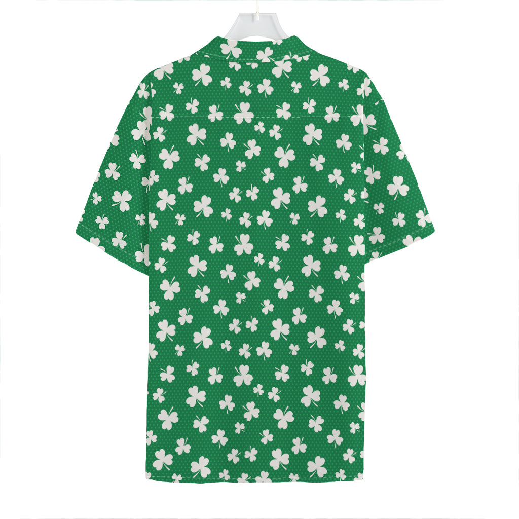 Polka Dot Irish St. Patrick's Day Print Hawaiian Shirt