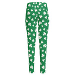 Polka Dot Irish St. Patrick's Day Print High-Waisted Pocket Leggings