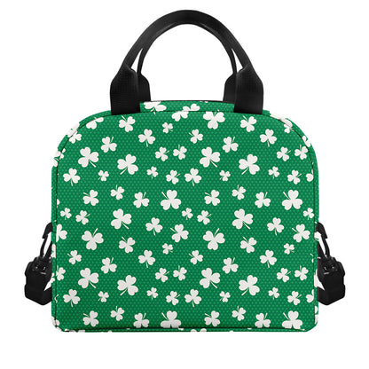 Polka Dot Irish St. Patrick's Day Print Insulated Lunch Bag