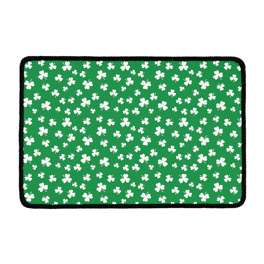 Polka Dot Irish St. Patrick's Day Print Kitchen Mat